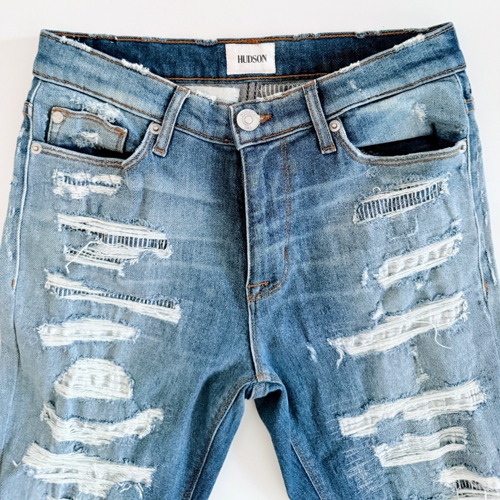 Hudson Midrise Skinny Jeans